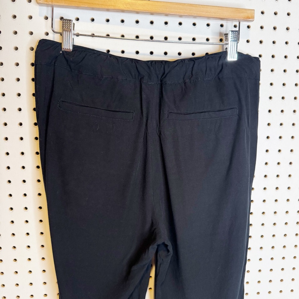 Madewell | 100% Viscose Track Trousers in True Black Sz. S - Picture 4 of 7
